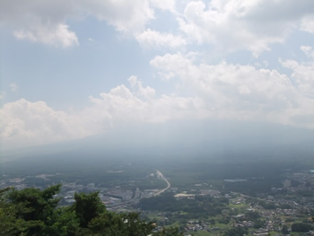 かちかち山からみる富士山