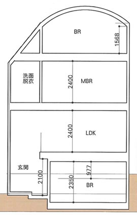 B区画 断面図