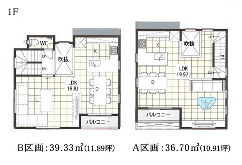 計画案 間取り図