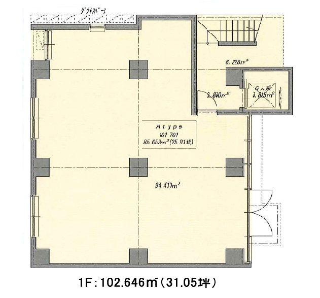 1F（店舗） 参考プラン