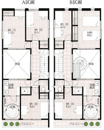 参考プラン 間取り 2F