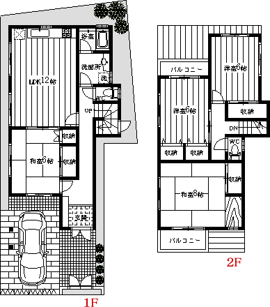 間取り 1F