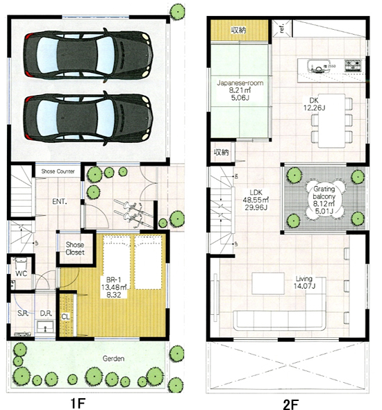 建物参考プラン B区画