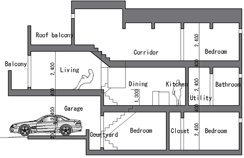 断面図 C区画