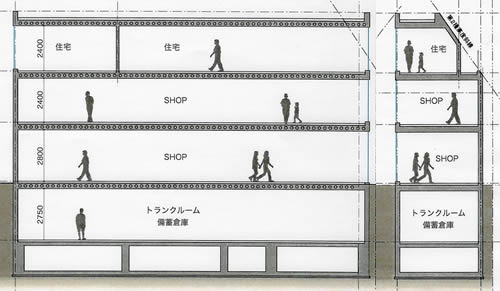 参考プランC 断面図