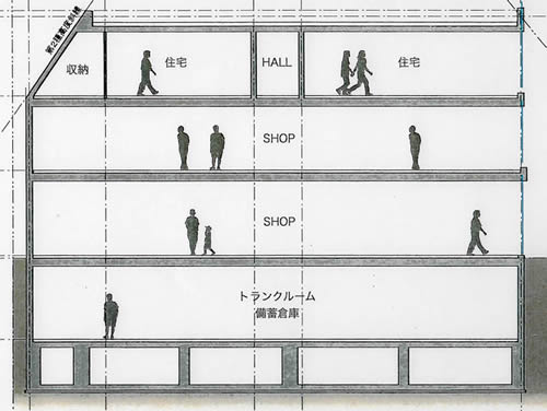 参考プランC 断面図