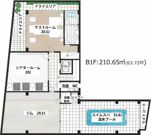 住居用プラン 平面図