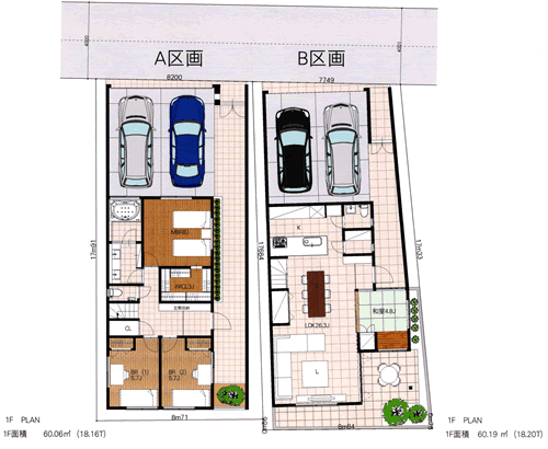 参考プラン 間取り 1F