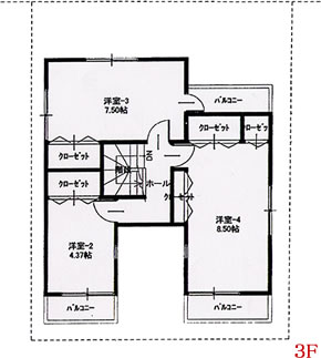 間取り 3F