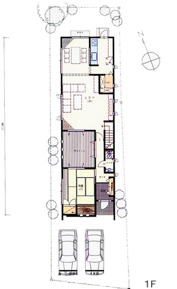 参考プラン E区画 間取り 1F