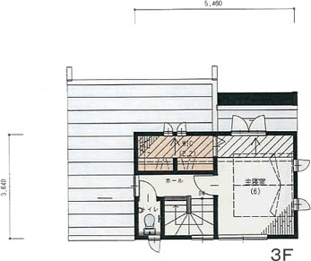 参考プラン B区画 間取り 3F