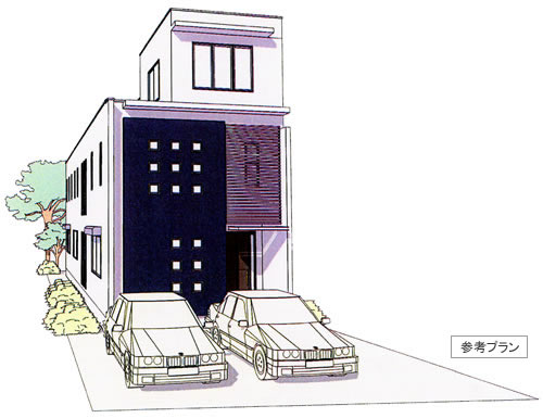 参考プラン A区画 パース