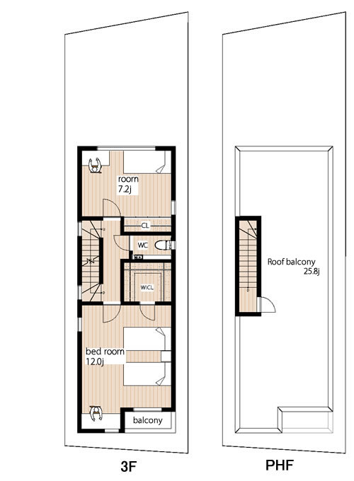 3分割（B区画）建物参考プラン