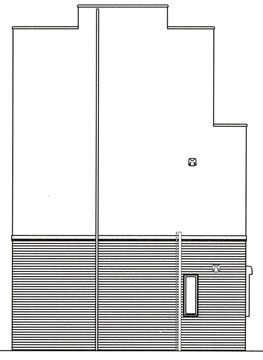 北側 立面図