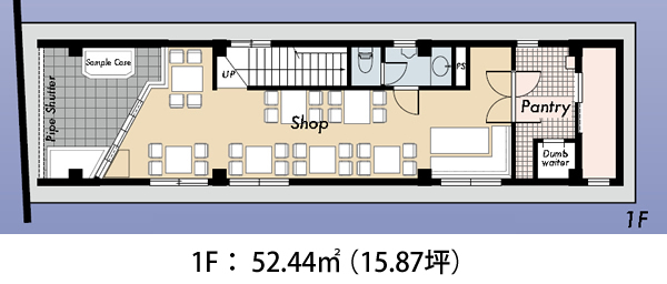 1F 現況間取り図