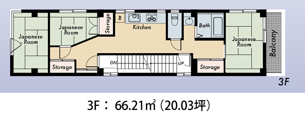 3F 現況間取り図