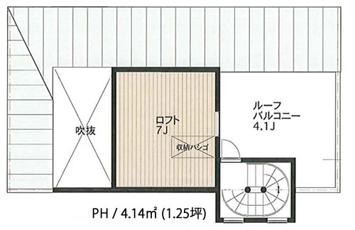 建物参考プラン 2分割(按分) B区画