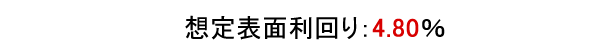 想定利回り参考プラン