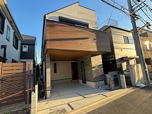 駒沢大学 新築住宅　LDK25.6帖の空間のある家